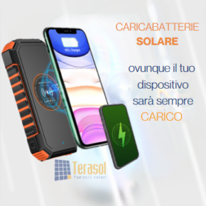 Caricabatteria Solare per Cellulare